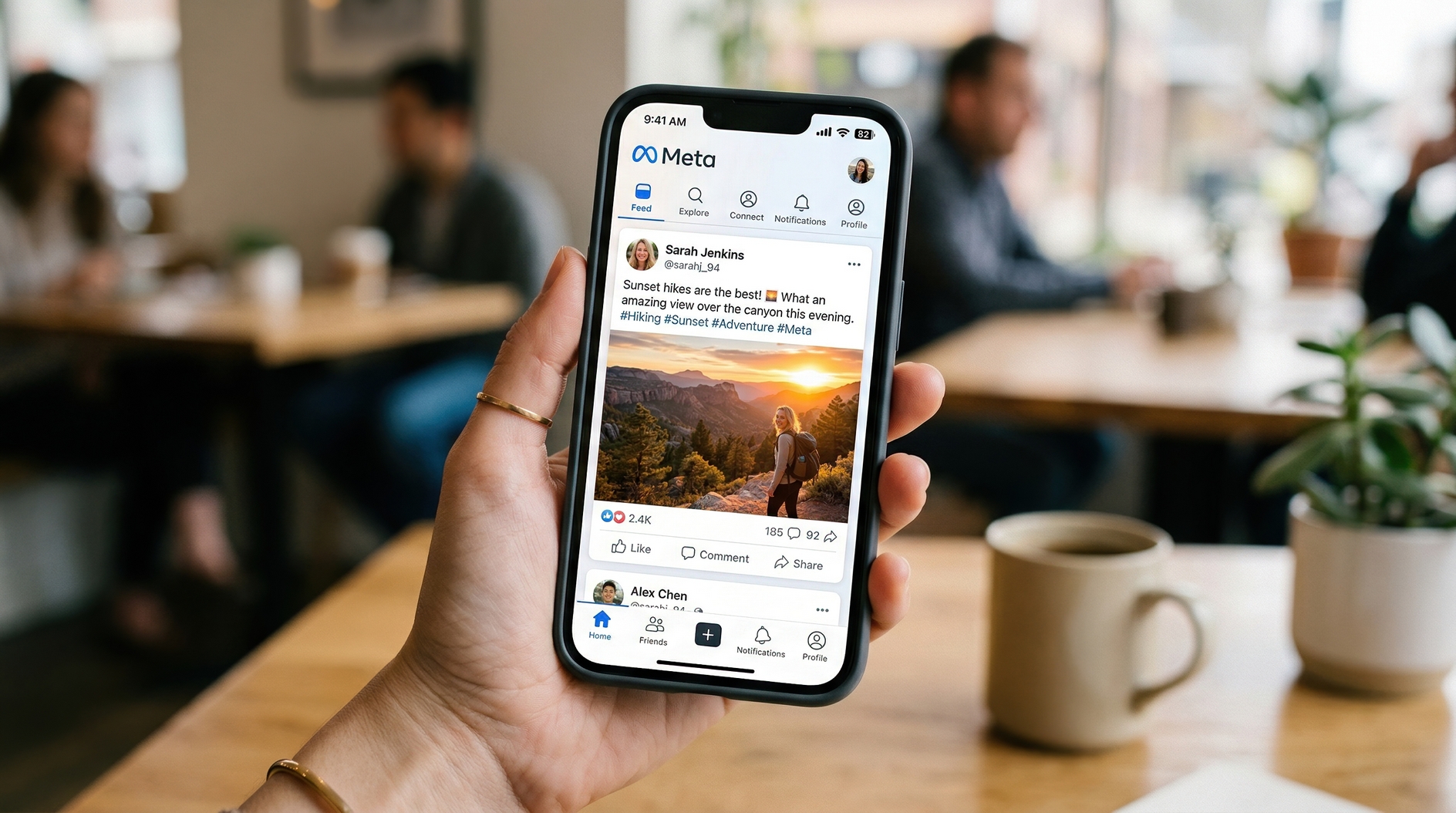 Young woman using smartphone in bed at night illuminated by screen light indoors